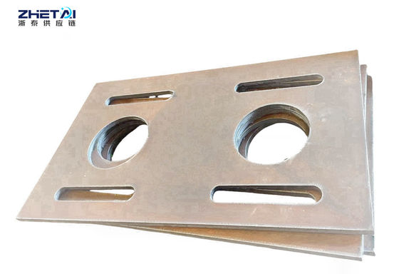 8 mm angepasste Schneiden von Metallblechen Laserschneiden von Stahlplatten